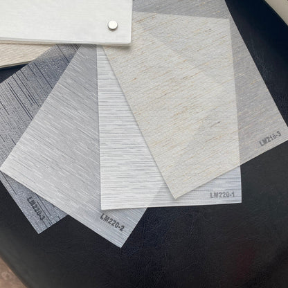 Custom Textured Sheer Light Filtering Roman Shades | MIFU Decor