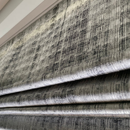 Custom Premium Textured Room Darkening Roman Shades | MIFU Decor