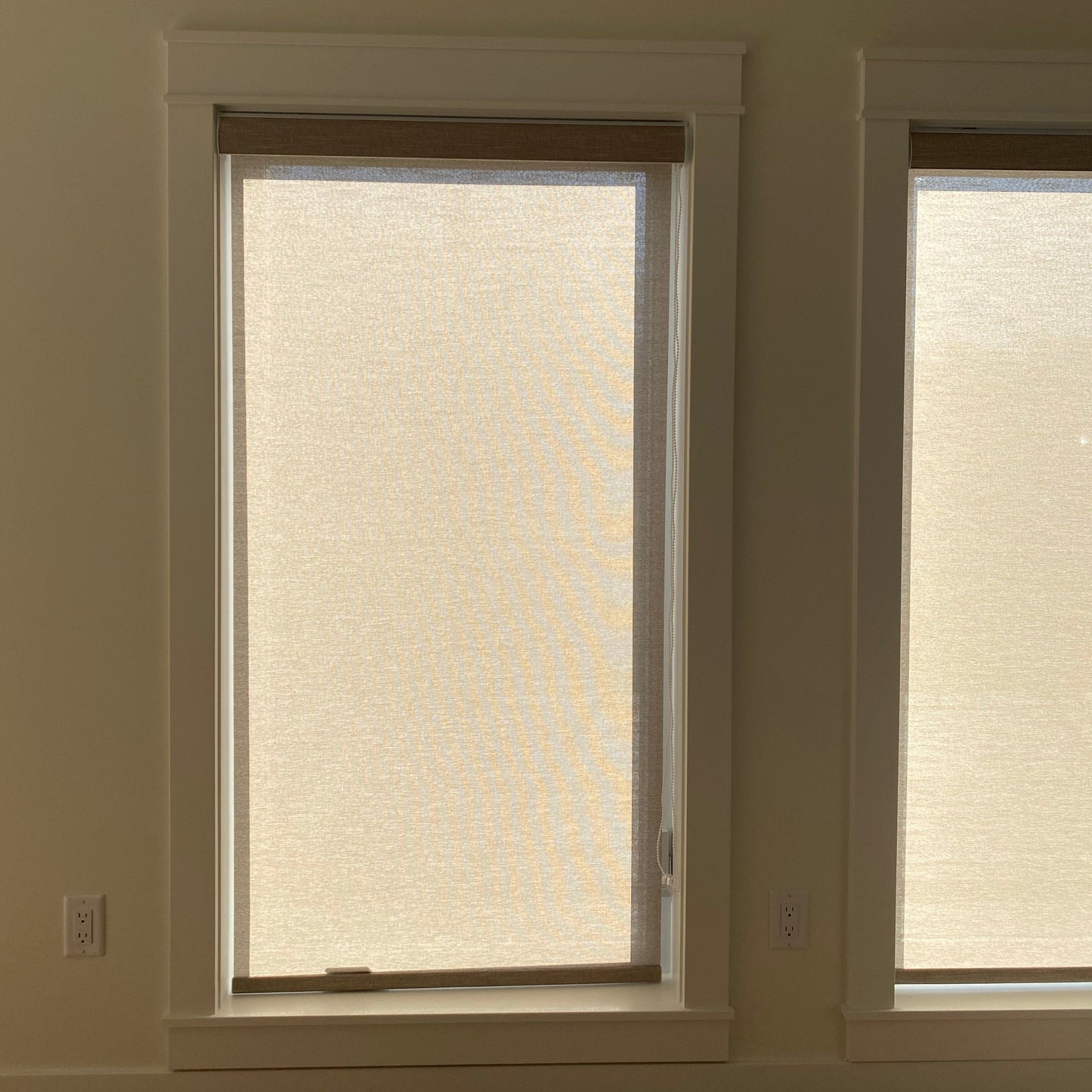 Designer Textured Light Filtering Roller Shades / Blinds | MIFU Decor