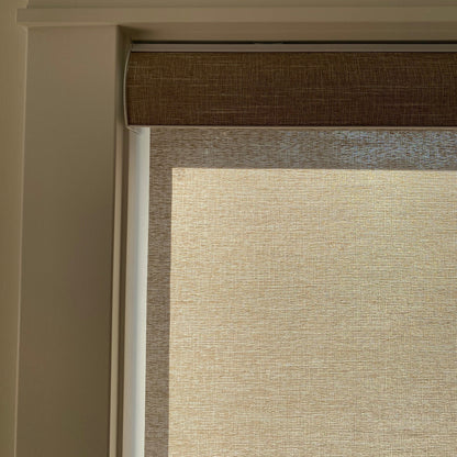 Designer Textured Light Filtering Roller Shades / Blinds | MIFU Decor