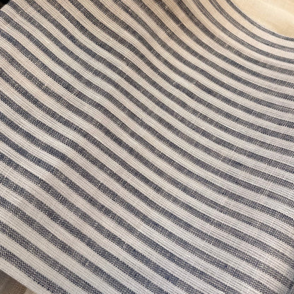 Coastal – Custom Striped 100% French Linen Sheer Curtains & Drapes