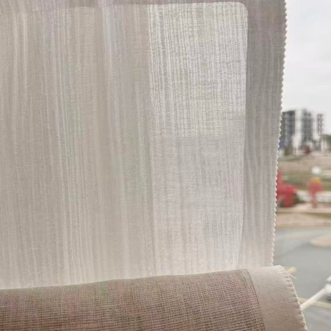 Serein – Custom Shimmer Textured Sheer Curtains & Drapes