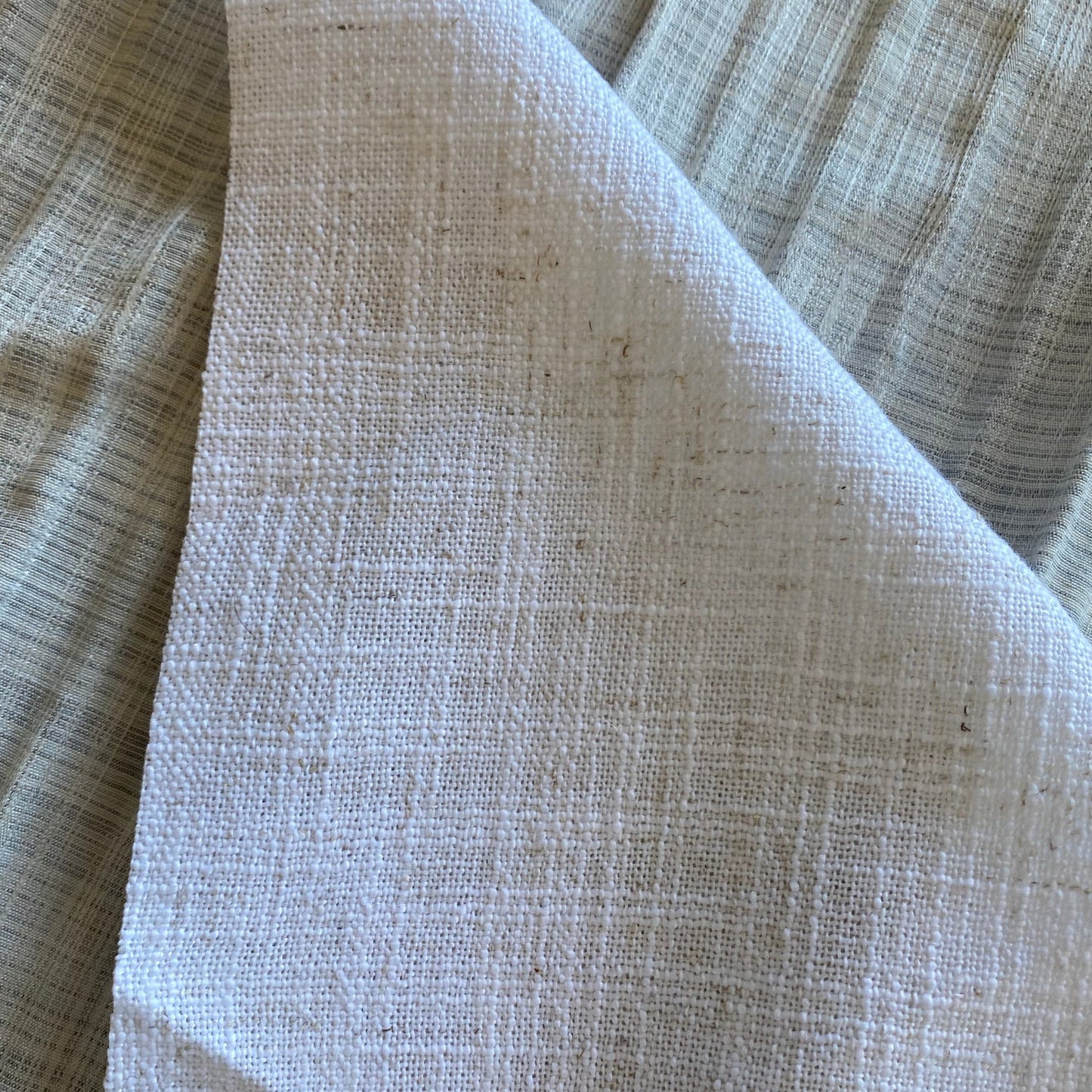 Custom Linen Textured Light Filtering Roman Shades | MIFU Decor