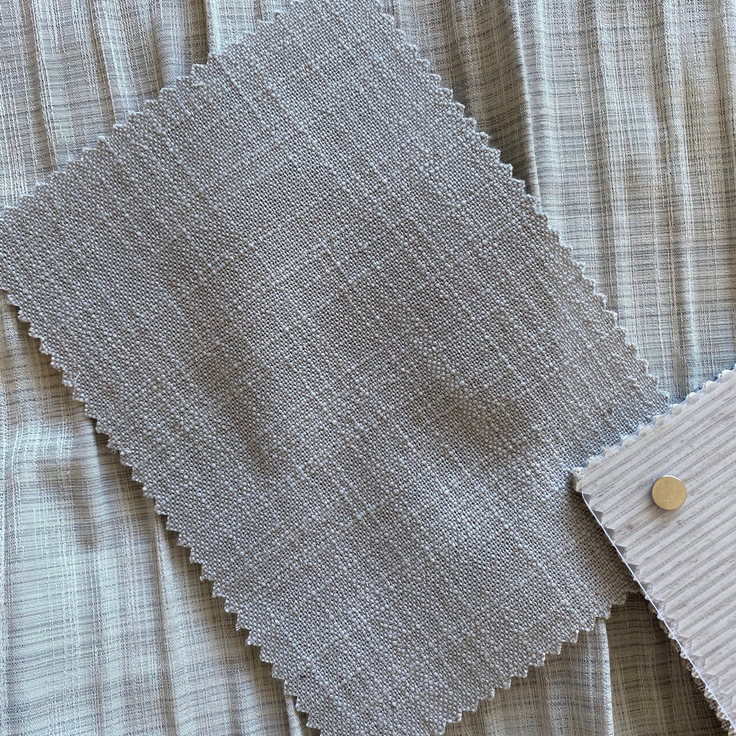 Custom Linen Textured Light Filtering Roman Shades | MIFU Decor