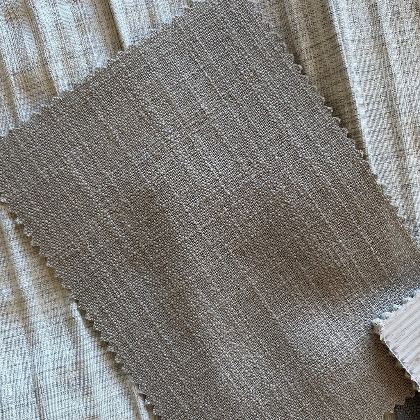 Custom Linen Textured Light Filtering Roman Shades | MIFU Decor