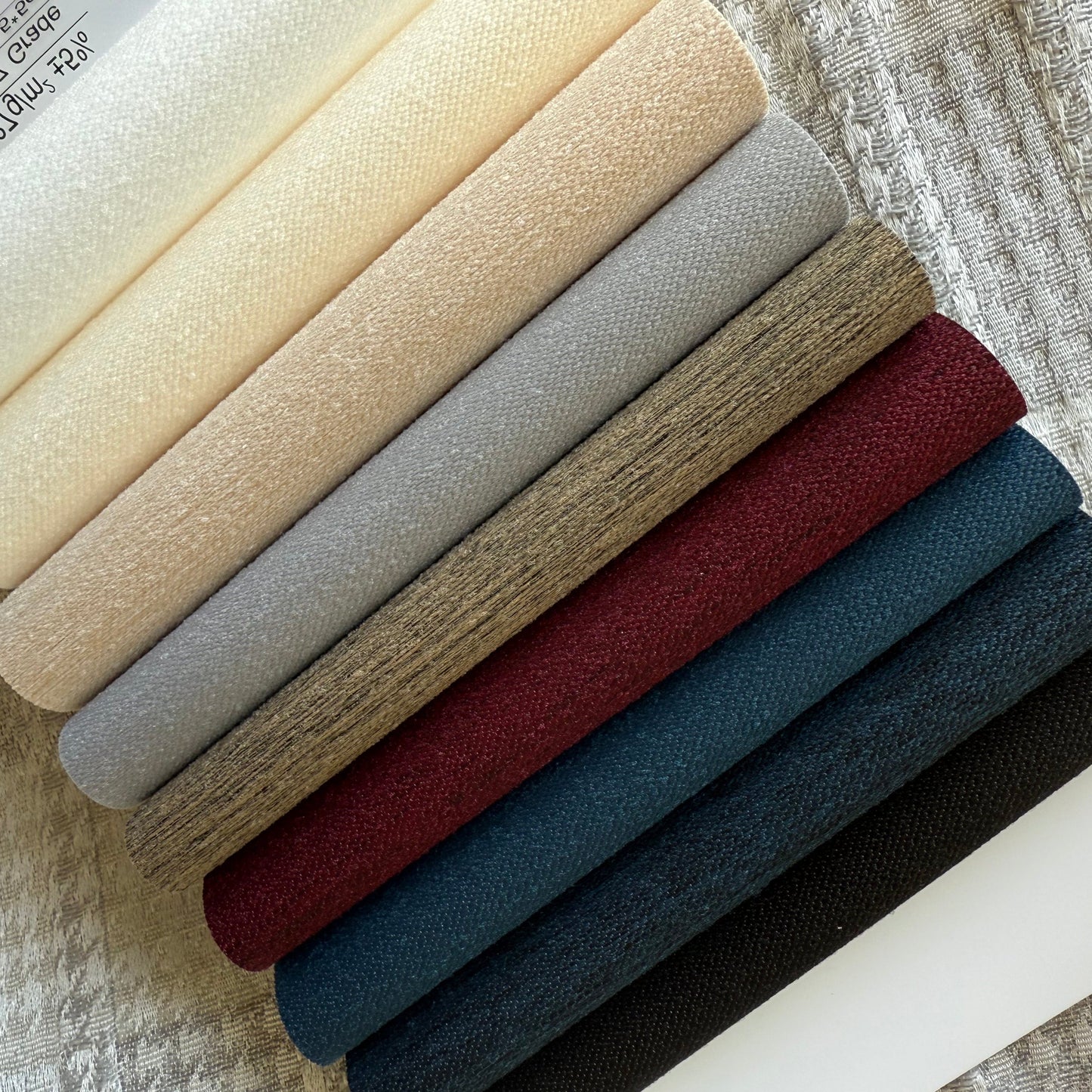 Custom Wool-Textured Light Filtering Zebra Blinds / Dual Sheer Shades | MIFU Decor