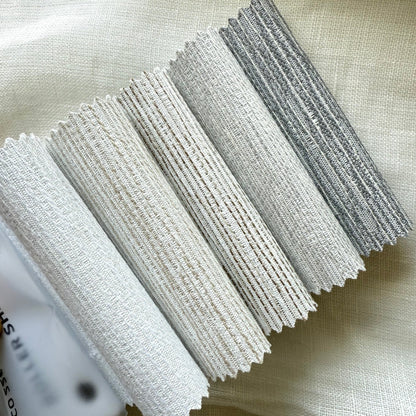 100% Blackout Roller Shades / Blinds – Jacquard Textured Fabric | MIFU Decor