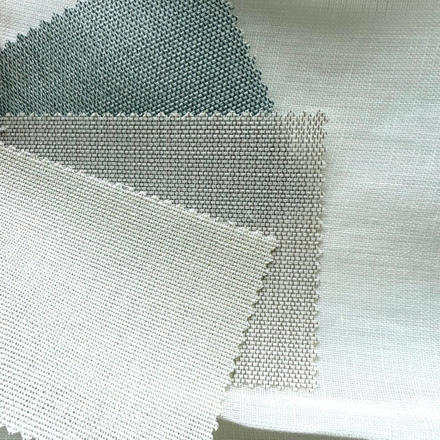 Custom Natural Woven Textured Light Filtering Roller Shades / Blinds | MIFU Decor