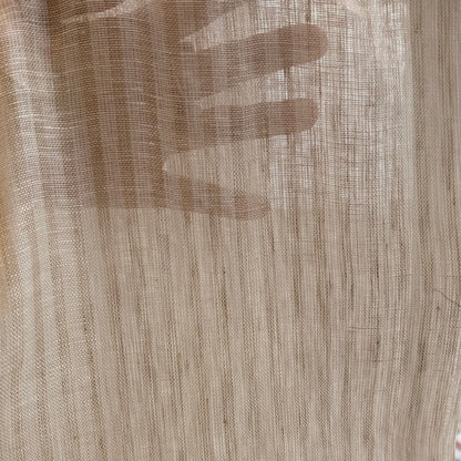 Coastal – Custom Striped 100% French Linen Sheer Curtains & Drapes