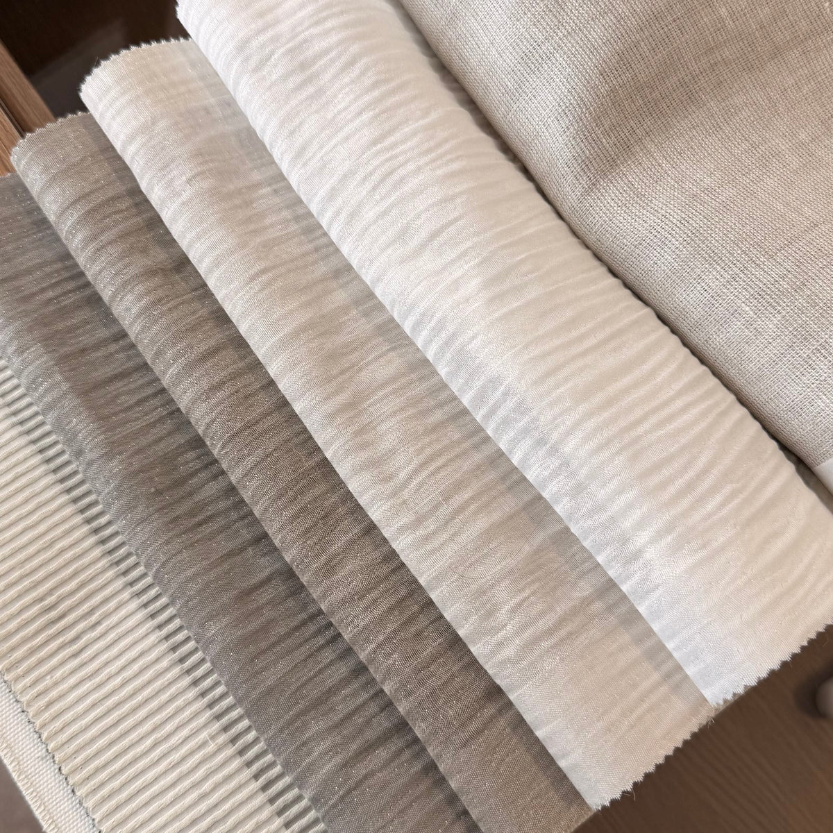 Serein – Custom Shimmer Textured Sheer Curtains & Drapes