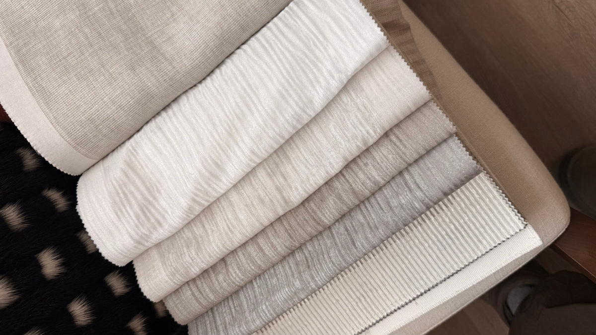 Serein – Custom Shimmer Textured Sheer Curtains & Drapes