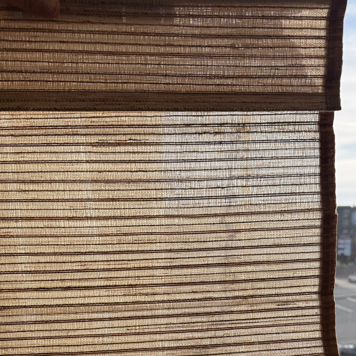 Sora – Custom Natural Woven Shades
