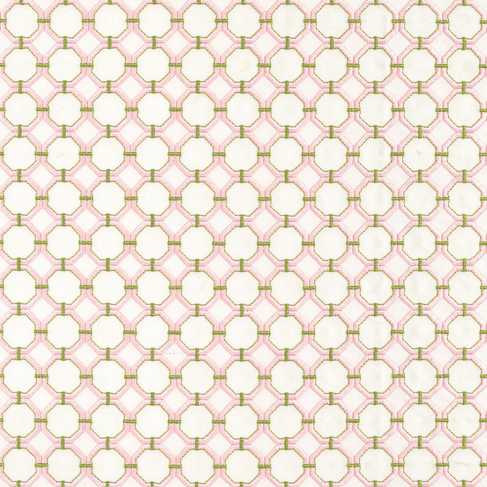 Custom Bella Geometric Embroidered Simulated Silk Curtains / Drapes | MIFU Decor