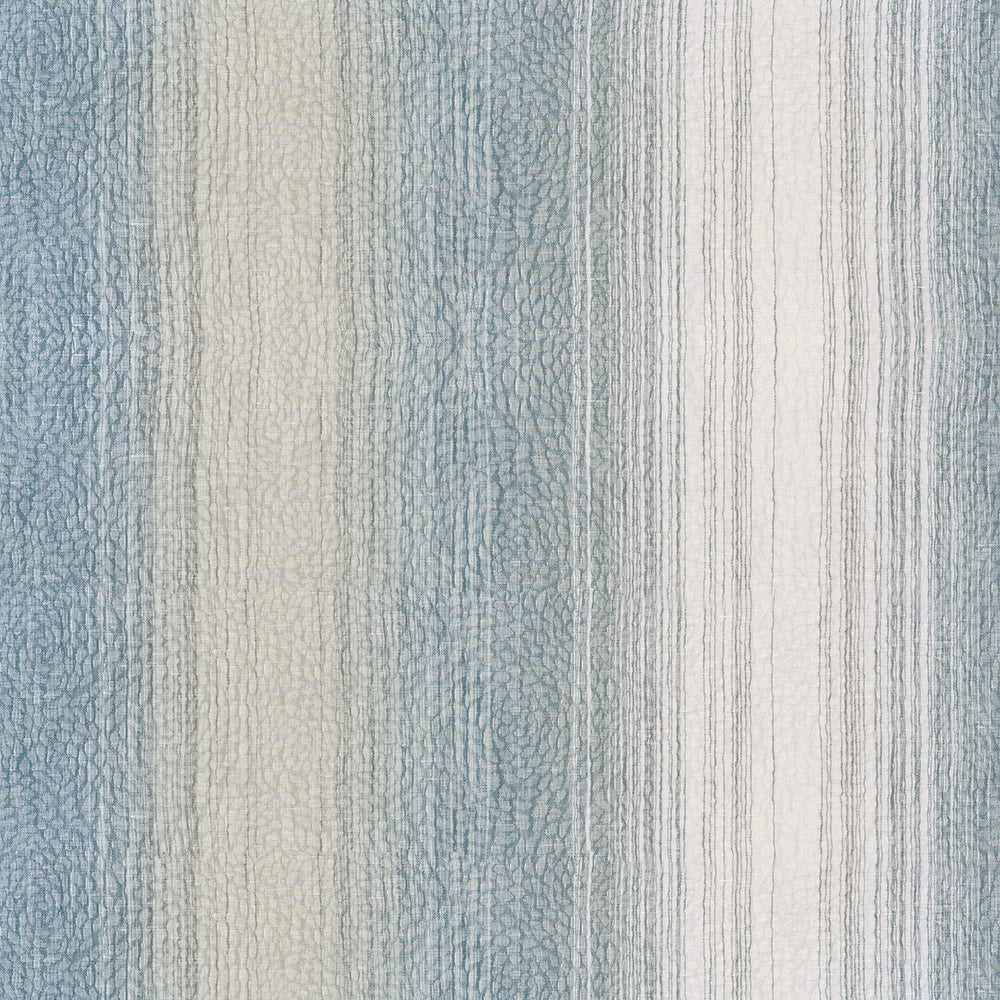 Custom Nile Gradient Crocodile Pattern 100% Organic Cotton-Linen Blend Sheer Curtains / Drapes | MIFU Decor