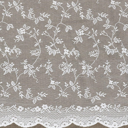 Custom Branches Jacquard Floral Lace Sheer Curtains / Drapes | MIFU Decor