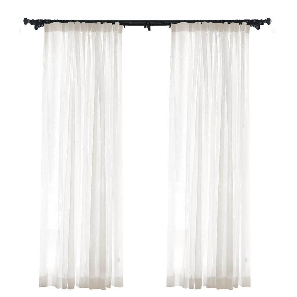 Custom Vienna Solid Sheer Curtains / Drapes | MIFU Decor