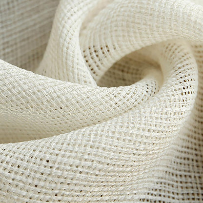 Custom Charlotte Woven Neutral Sheer Curtains / Drapes | MIFU Decor