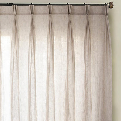 Custom Walden Double Gauze Yarn-dyed Sheer Curtains / Drapes | MIFU Decor