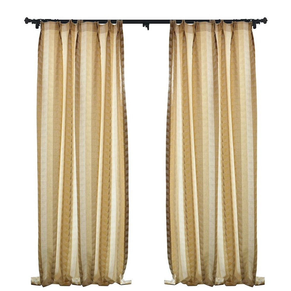 Custom Innocence Double-Sided Jacquard Curtains / Drapes | MIFU Decor
