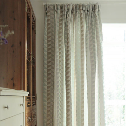 Custom Innocence Double-Sided Jacquard Curtains / Drapes | MIFU Decor