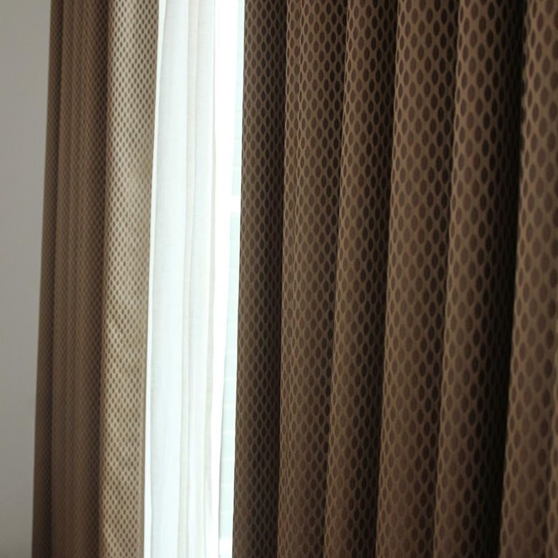 Custom Jazz Designers’ Select Double-Sided Jacquard Room Darkening Curtains / Drapes | MIFU Decor