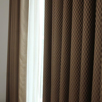 Custom Jazz Designers’ Select Double-Sided Jacquard Room Darkening Curtains / Drapes | MIFU Decor