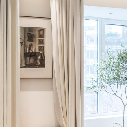 Custom Grace Lustrous Solid Yarn-dyed Curtains / Drapes | MIFU Decor