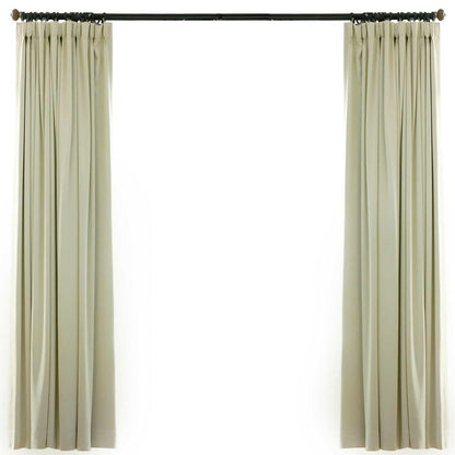 Custom Grace Lustrous Solid Yarn-dyed Curtains / Drapes | MIFU Decor