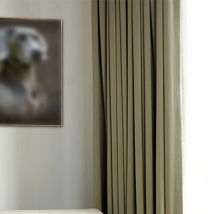 Custom Grace Lustrous Solid Yarn-dyed Curtains / Drapes | MIFU Decor