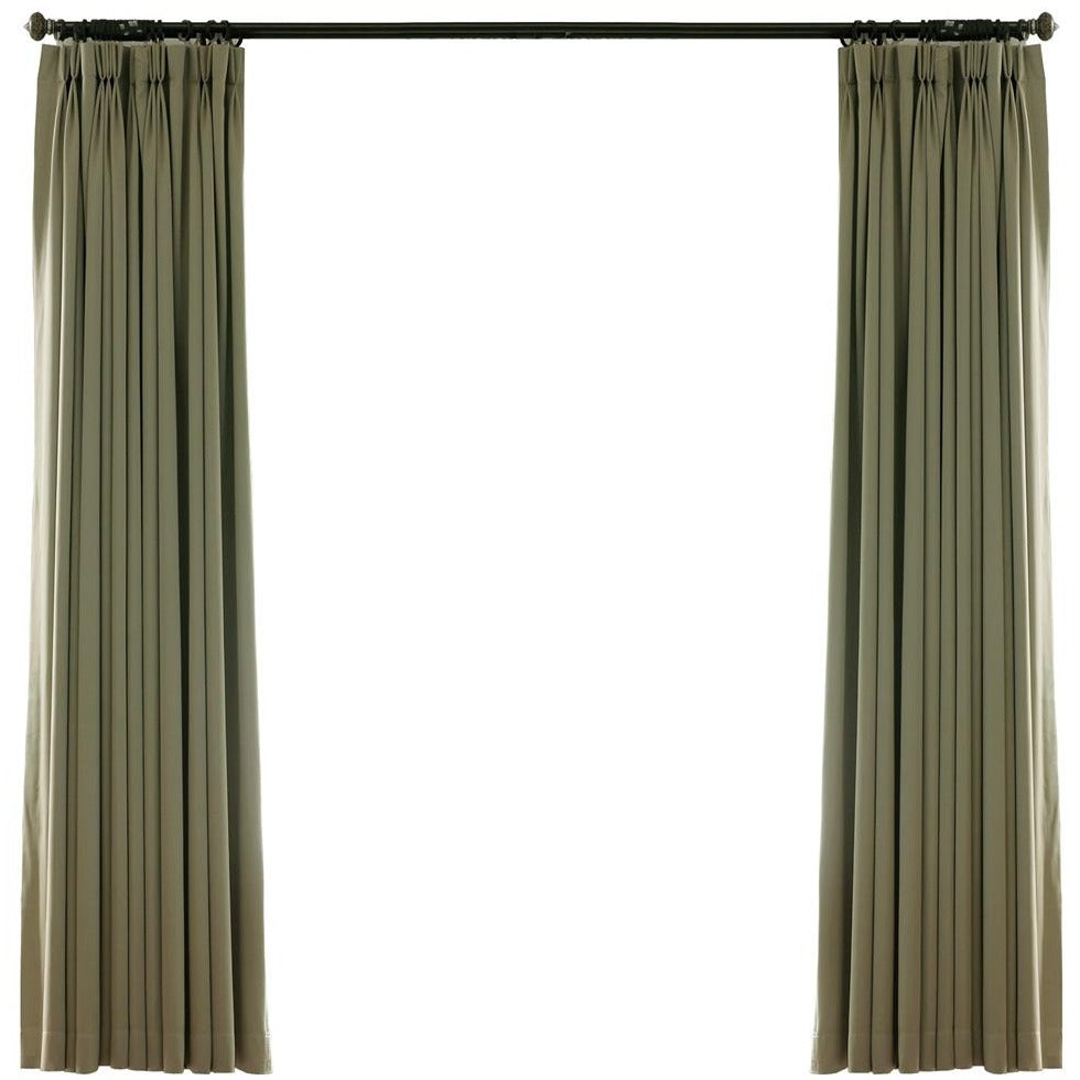Custom Grace Lustrous Solid Yarn-dyed Curtains / Drapes | MIFU Decor
