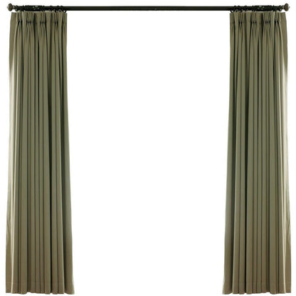 Custom Grace Lustrous Solid Yarn-dyed Curtains / Drapes | MIFU Decor