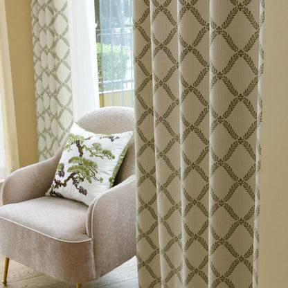 Custom Peace Double-Sided Jacquard Room Darkening Curtains / Drapes | MIFU Decor