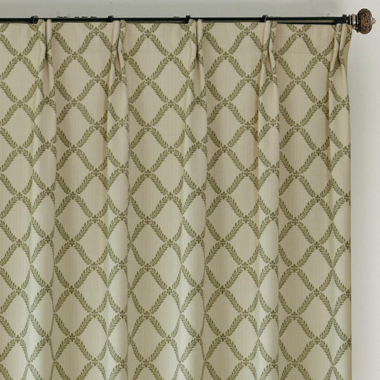 Custom Peace Double-Sided Jacquard Room Darkening Curtains / Drapes | MIFU Decor