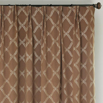 Custom Peace Double-Sided Jacquard Room Darkening Curtains / Drapes | MIFU Decor