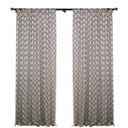 Custom Peace Double-Sided Jacquard Room Darkening Curtains / Drapes | MIFU Decor