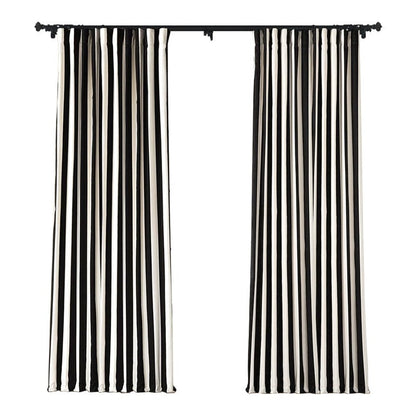 Custom Zebra Black & White Striped Curtains / Drapes | MIFU Decor