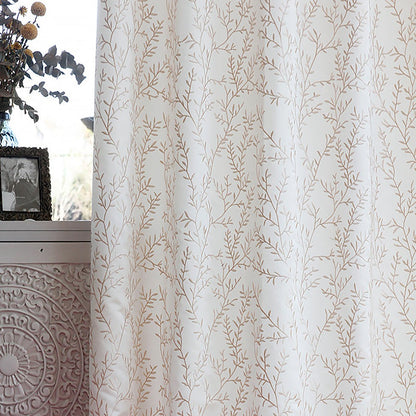 Custom Rosalind Luxurious Silky Chinoiserie Embroidered Curtains / Drapes | MIFU Decor