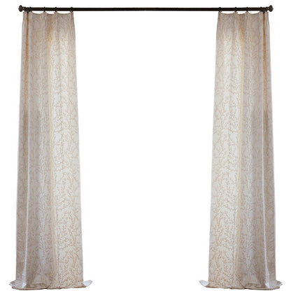 Custom Rosalind Luxurious Silky Chinoiserie Embroidered Curtains / Drapes | MIFU Decor