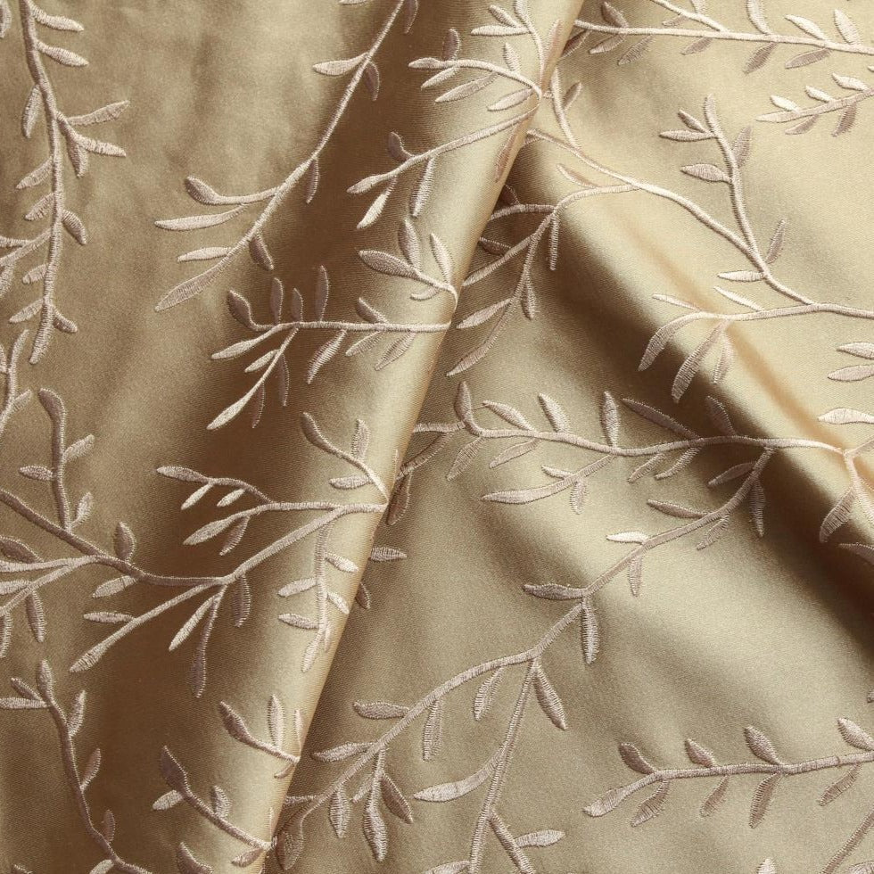 Custom Rosalind Luxurious Silky Chinoiserie Embroidered Curtains / Drapes | MIFU Decor