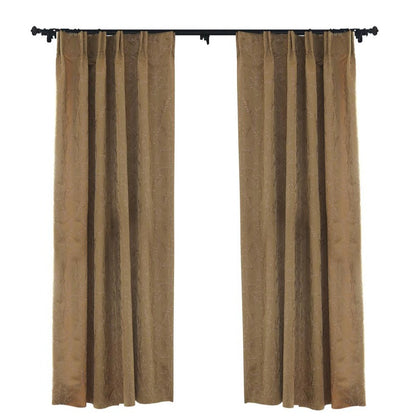 Custom Rosalind Luxurious Silky Chinoiserie Embroidered Curtains / Drapes | MIFU Decor