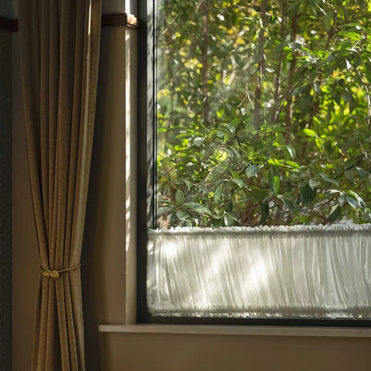 Custom Heavyweight Beige Chenille Curtains / Drapes | MIFU Decor