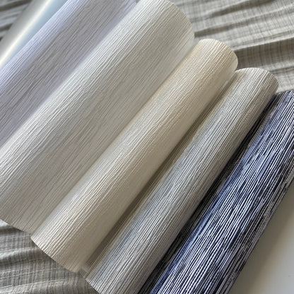 Premium Textured Light Filtering Zebra Blinds / Dual Sheer Shades | MIFU Decor