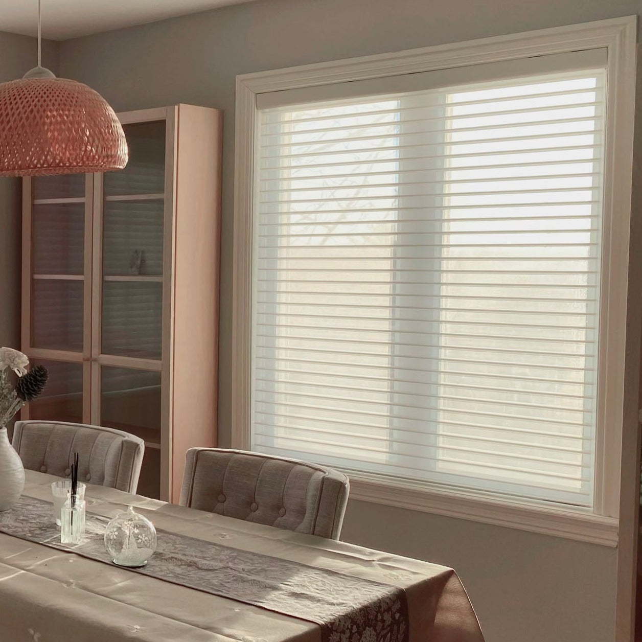 Custom Classic Light Filtering Sheer Shades / Blinds | MIFU Decor