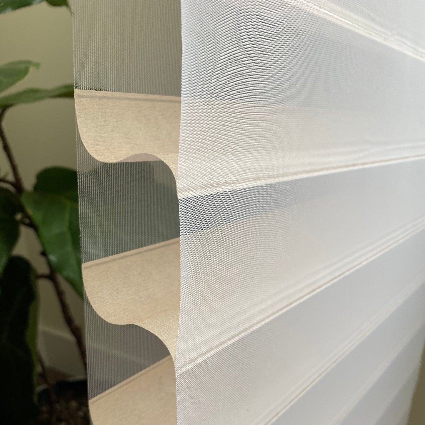 Custom Classic Light Filtering Sheer Shades / Blinds | MIFU Decor