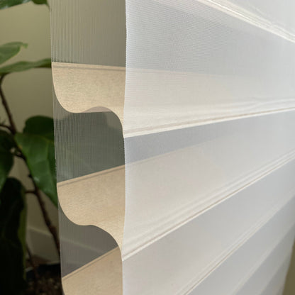 Custom Classic Light Filtering Sheer Shades / Blinds | MIFU Decor