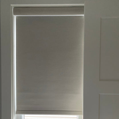 100% Blackout Roller Shades / Blinds – Jacquard Textured Fabric | MIFU Decor
