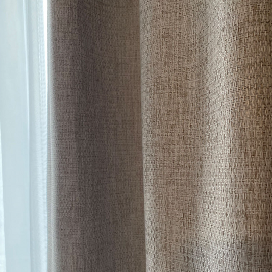 Custom After Dark Textured 100% Blackout Curtains / Drapes | MIFU Decor
